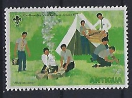 Antigua 1977  Scout Jamboree (*) MM - 1960-1981 Ministerial Government