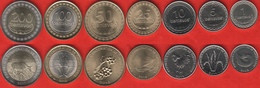 Timor - Leste Set Of 7 Coins: 1 - 200 Centavos 2003-2017 UNC - Timor
