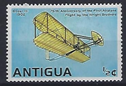 Antigua 1978  75th Ann.of Powered Flight (*) MM - 1960-1981 Autonomie Interne