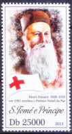 Sao Tome 2013 MNH, Henri Dunant, Nobel Peace Winner - Henry Dunant