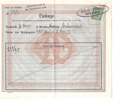 0565j: Österreich 1919: D.Ö.- Kontrollstempel Auf Altem Dokument - Fiscaux