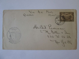 Canada/Quebec-Moncton Premier Vol Officielle Enveloppe 1929/Official First Flight Cover 1929 - Primeros Vuelos