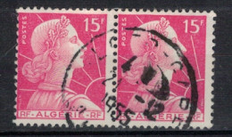 ALGERIE           N°  YVERT  329 X 2  OBLITERE    ( OB 11/ 20 ) - Used Stamps