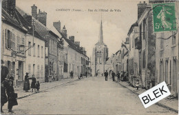 89 . Yonne .  Chéroy  : Rue De L ' Hotel De Ville . - Cheroy