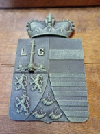 Médaille De La Province De Liège En Fonte - Professionnels / De Société