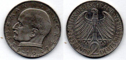 MA 22922 / Allemagne - Deutschland - Germany 2 Mark 1957 J Max Planck TTB - 2 Mark