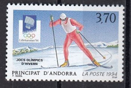 FRENCH ANDORRA 462,unused - Winter 1994: Lillehammer