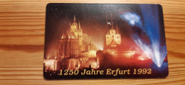 Phonecard Germany A 06 05.92. 1250 Jahre Erfurt 50.000 Ex. - A + AD-Series : Werbekarten Der Dt. Telekom AG