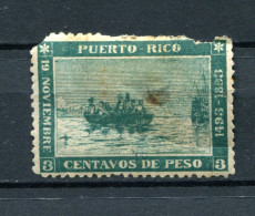 1893.PUERTO RICO.EDIFIL 101*.NUEVO CON DEFECTOS.CATALOGO 385€ - Puerto Rico