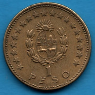 URUGUAY 1 Peso 1965 KM# 46 ARTIGAS - Uruguay