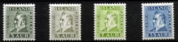Islandia Nº 160/63 - Unused Stamps