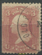 707328 USED ESTADOS UNIDOS 1861 U.S. EN LAS ESQUINAS INFERIORES - Ungebraucht