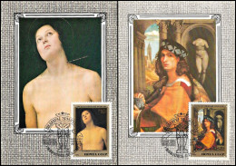 USSR / Russia 1982, Paintings By Italian Artists From The Hermitage Museum, Leningrad - 2 Maximum Cards - Tarjetas Máxima