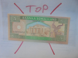 SOMALILAND 5 SHILLINGS 1994 Neuf (B.29) - Somalië