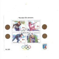Vainqueurs Norvégiens Aux Jeux Olympiques. - Blocchi & Foglietti