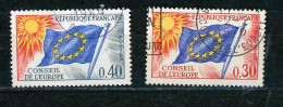 FRANCE -  SERVICE - N° Yvert 30+31 Obli. - Used