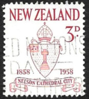 Nouvelle Zélande  1958 -  YT  370  - Nelson Cathédral - Oblitéré - Gebruikt