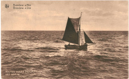 CPA Carte Postale  Belgique Breedene Sur Mer Toutes Voiles Dehors 1935 VM68737 - Bredene