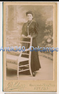 Photographie Ancienne CDV Portrait D'une Femme Photographe Scherr à Epinal Vosges - Anonieme Personen