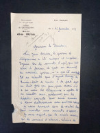 DOCUMENT MAIRIE / RIS PUY DE DOME 1943 /  CREATION D'UNE LIGNE TELEGRAPHIQUE - Manuscrits