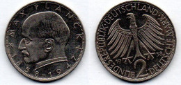 MA 22925 / Allemagne - Deutschland - Germany  2 Mark 1958 F Max Planck SUP - 2 Mark