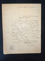 DOCUMENT MAIRIE / LA ROCHE BLANCHE PUY DE DOME 1910 / INSTALLATION D'UN NOUVEAU BUREAU - Manuscrits