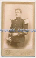 Photographie Ancienne CDV Portrait D'un Militaire Du 7e Régiment Photographe Scherr à Epinal Vosges - Anonieme Personen