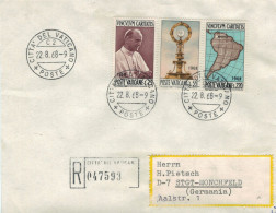 Reko 1968 - Papst Monstranz Südamerika Bogota - Cartas & Documentos
