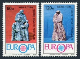 Cyprus (Turkey) 1976 Europa CEPT (**) Mi 27-28; Y&T 16-17 - 1976