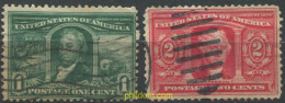 707361 USED ESTADOS UNIDOS 1904 CENTENARIO DE LA COMPRA DE LOUISANA A LOS FRANCESES. FILIGRANA DE LAS LETRAS USPS - Nuovi