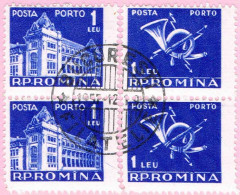 Roumanie 1957 - Michel Porto N°106 Oblitéré - Portomarken