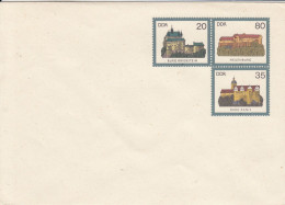(d)  U 1** Blanko Umschlag Burgen - Mit  20+80+50 Pf - Cartes Postales Privées - Neuves