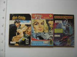 Lot De 3 BD Nick Carter 3 TTX 75 N8 Face D'Ange 20 - Bücherpakete