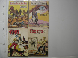 Lot De 4 BD MON JOURNAL Les Indomptables 7 Et 8 Tipi 42 Long Rifle 28 - Loten Van Stripverhalen