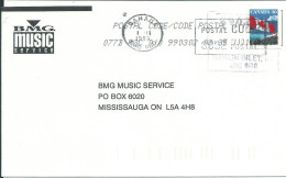 CANADA 46c POUR MISSISSAUGA ( CANADA ) DE 1999 LETTRE COVER - Covers & Documents