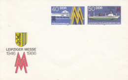 (d)  U 4/1** Leipziger Messe - Stadtwappen 1946 - 1986 - Enveloppes Privées - Neuves