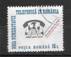 ROUMANIE N°  4045 TÉLÉPHONE " - Used Stamps