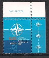 Estonia 2004  Accession Of Estonia To NATO. Mi 492  - OTAN