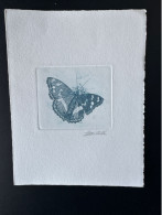 Belgique 1993 COB 2504 Epreuve D'artiste Proof 1er Jour FDC Papillon Butterfly Schmetterling Apatura Iris Bleu - Mariposas