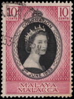 Malacca 1953 Coronation Fine Used. - Malacca
