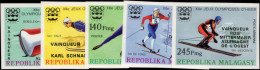 Malagasy 1976 Winter Olympic Winners Imperf Unmounted Mint. - Madagascar (1960-...)
