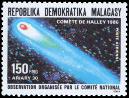 Malagasy 1986 Appearance Of Halley's Comet Unmounted Mint. - Madagascar (1960-...)
