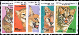 Malagasy 1986 Wild Cats Unmounted Mint. - Madagascar (1960-...)