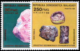 Malagasy 1989 Ornamental Minerals Unmounted Mint. - Madagascar (1960-...)