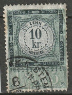 Österreich, Fiskalmarke  Stempelmarke Revenue, Fiscal, Tax 1885 10 Kreuzer  - Fiscaux