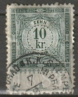 Österreich, Fiskalmarke  Stempelmarke Revenue, Fiscal, Tax 1883 10 Kreuzer  - Fiscaux