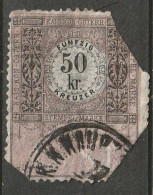 Österreich, Fiskalmarke  Stempelmarke Revenue, Fiscal, Tax 1885 50 Kreuzer  - Fiscaux