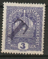 Österreich, Austria  1916 MiNr. 185 Mit "T" Aufdruck! RARE - Variétés & Curiosités