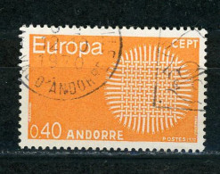 EUROPA 1970 - ANDORRE RF - N° Yvert 202 Obli. - 1970