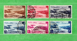 (Us8) SOMALIA - AFIS ° 1950 - PITTORICA - POSTA AEREA. Unif. A.1-2-3-4-6-9.  Come Scansione. - Somalia (AFIS)